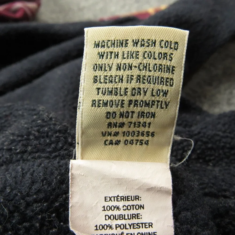 LL Bean Shacket Women Extra Large Fleece Lined Hoodie Flannel Shirt Jacket Plaid